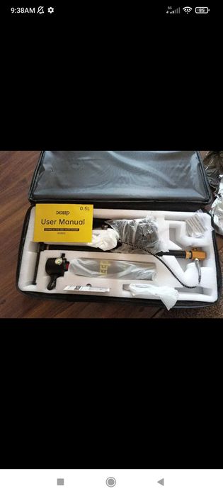 Бутилка за гмуркане с помпа за високо налягане.