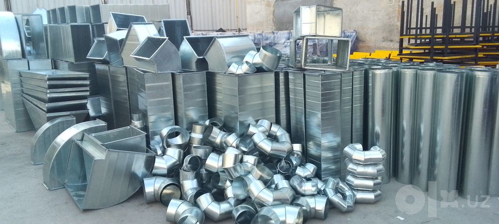 Воздуховоды из оценковоное стали
