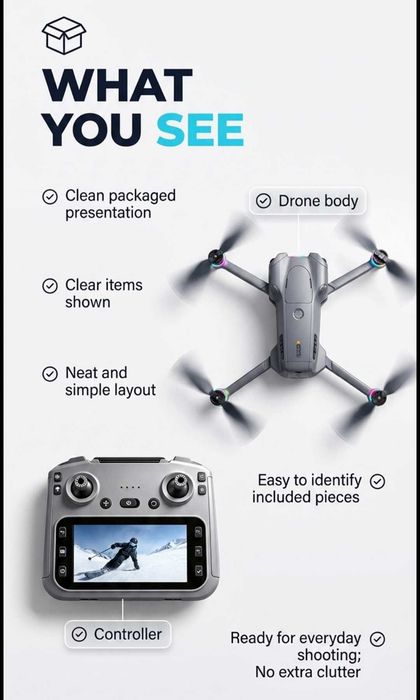 Дрон K911 MAX drone brushless, безчетков