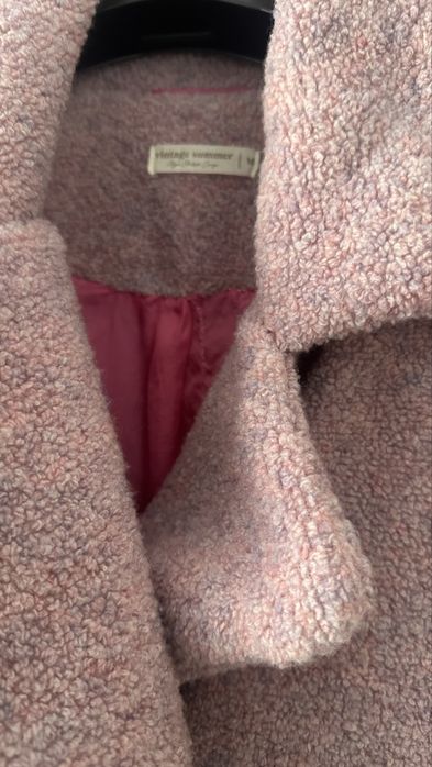 Розово палто vintage summer размер М