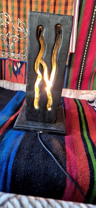 Ръчно изработени лампи от истинско дърво