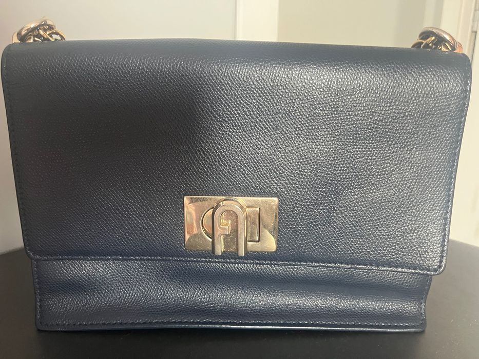 Чантa Furla в син цвят