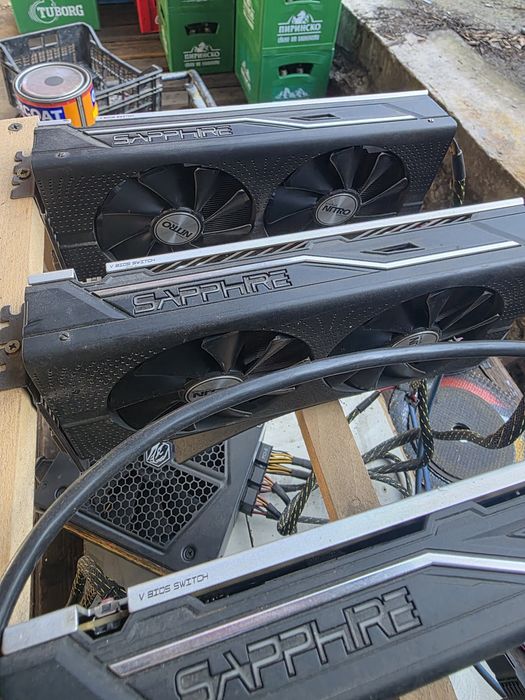 Mining rig rx470 Sapphire 4gb