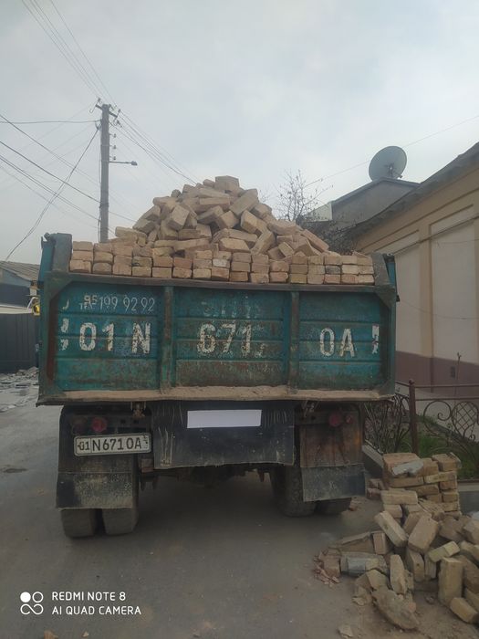 Pishgan gisht bor 500 som dan dastavka bor