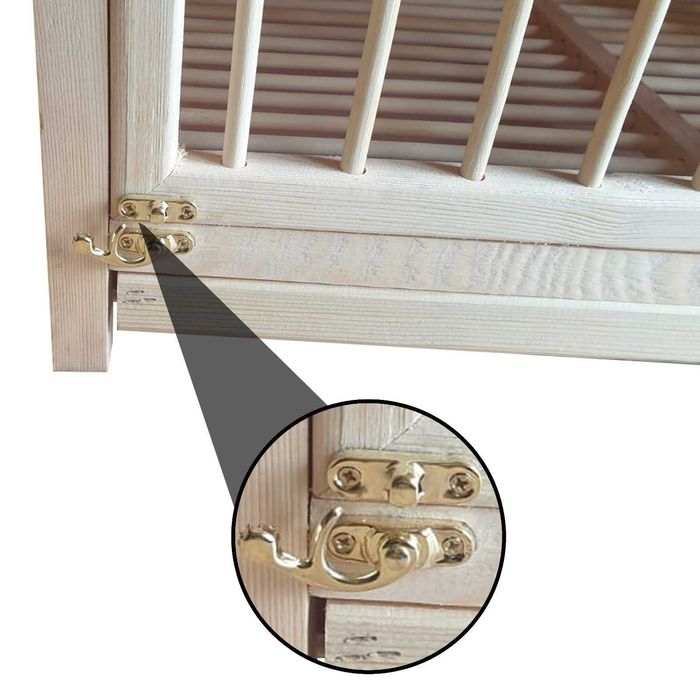 Дървена транспортна кутия / клетка за гълъби 80*40*45 см