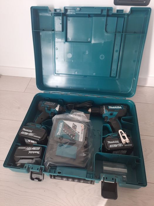 Set Makita NOU, Autofiletanta, Bormasina Impact