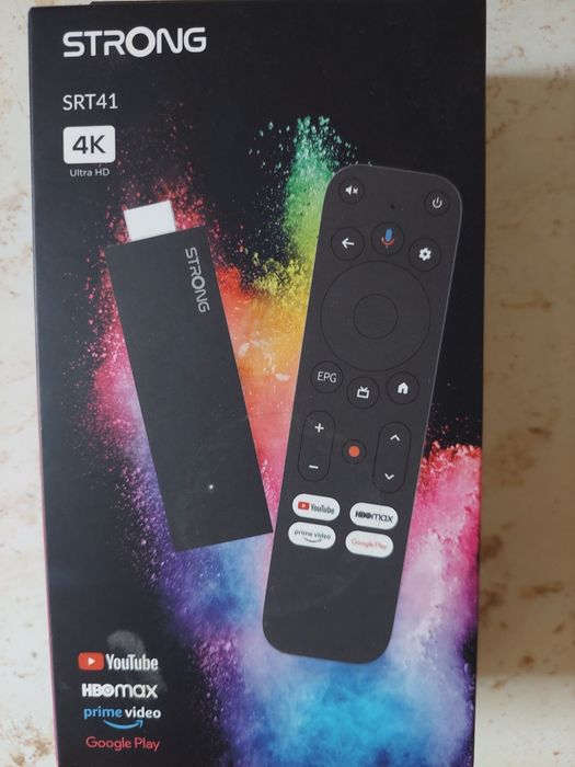 Strong Google TV Stick 4K (Model SRT 41).
​Preț estimativ (stare sigilată):