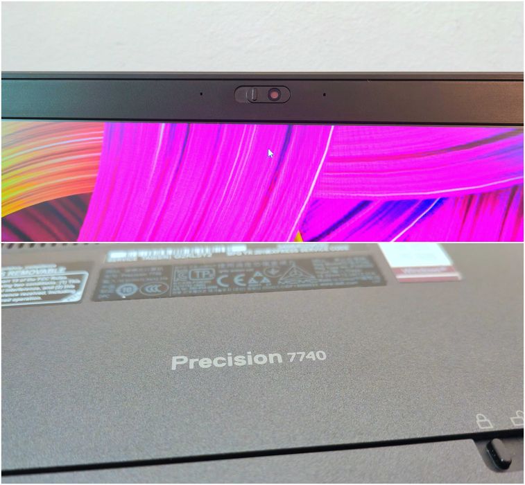 Precision 7740/Intel Core i5-9400H/AMD Radeon Pro WX7130 8GB GDDR6 256bit/16GB RAM/512GB SSD/17.3 HD+ WorkStation работна станция