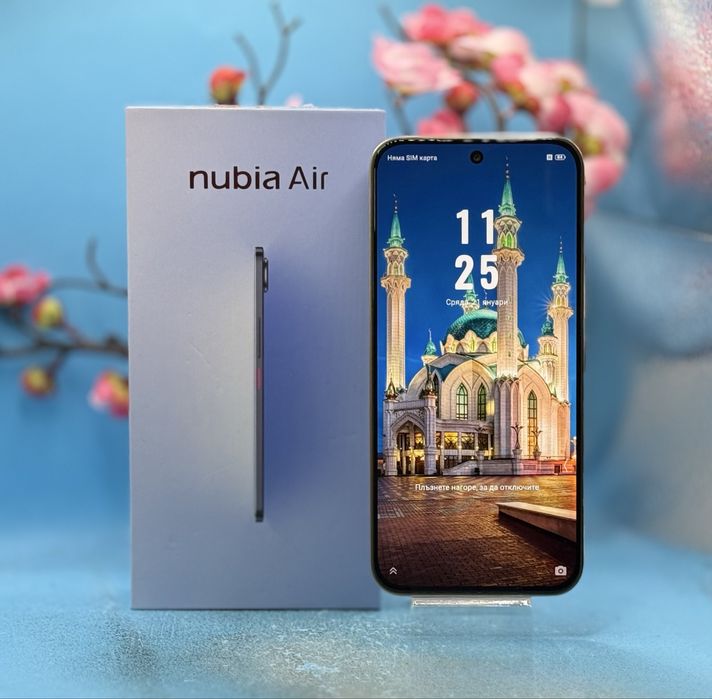 Смартфон ZTE nubia AIR, Dual SIM, 8GB, 256GB, 5G, Titanium Desert