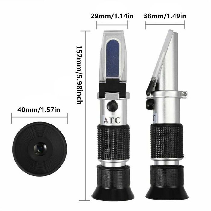 Рефрактометър за тестване на пчелен мед