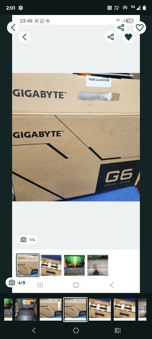 Vând sau schimb laptop gigabyte g6 ultra gaming