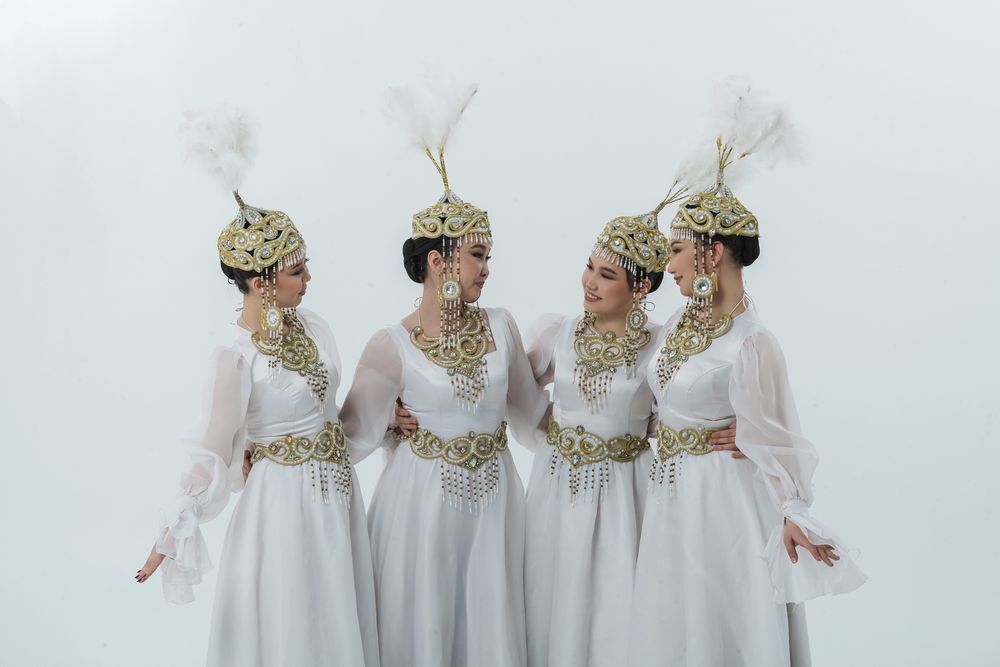 Казахское нарядное платье прокат