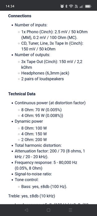 Amplificator Pioneer A656