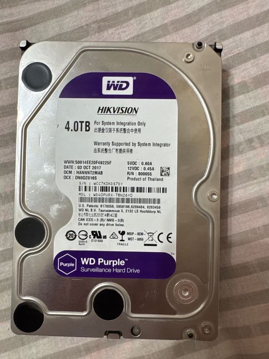 Жесткие диски для видеорегистратора