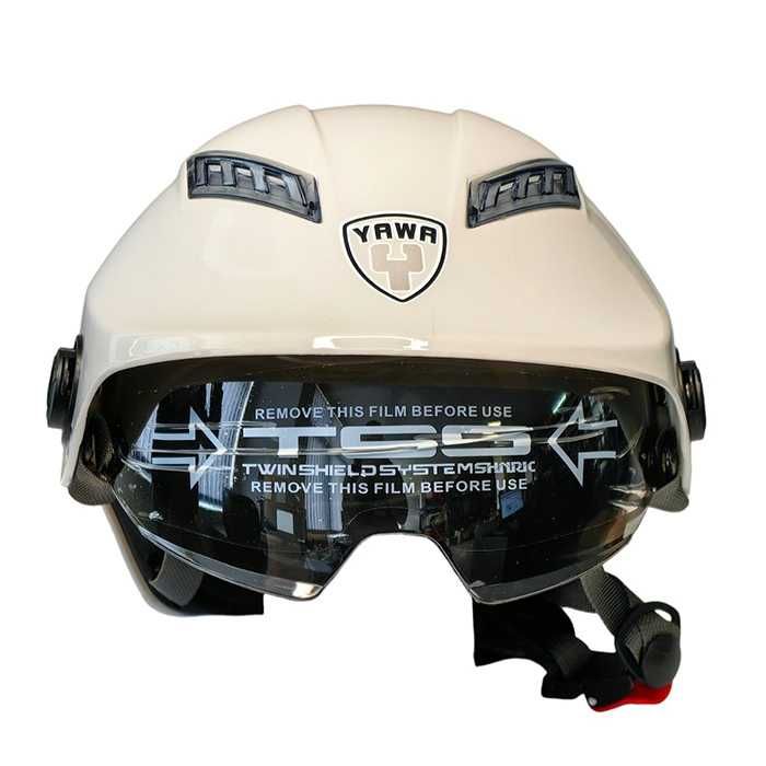 Каска за мотор/скутер 3-ри цвята