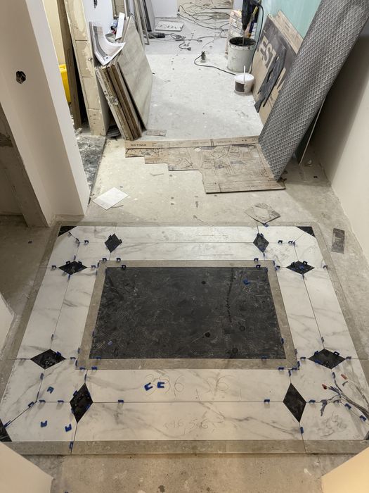 Резка Распил керамогранита под 45