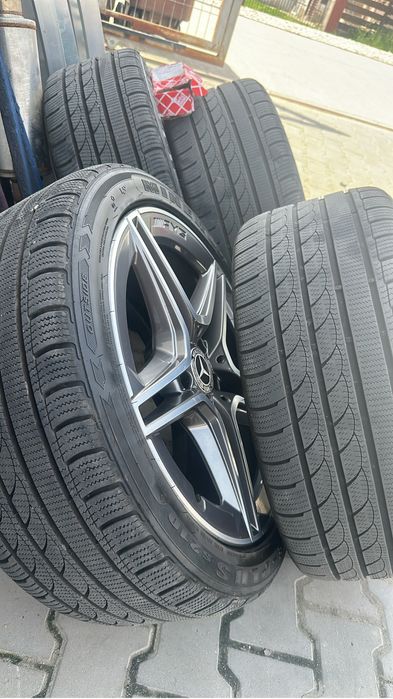 Jante Mercedes cls cu anvelope / originale AMG r19 in doua latimi 5x112 r19