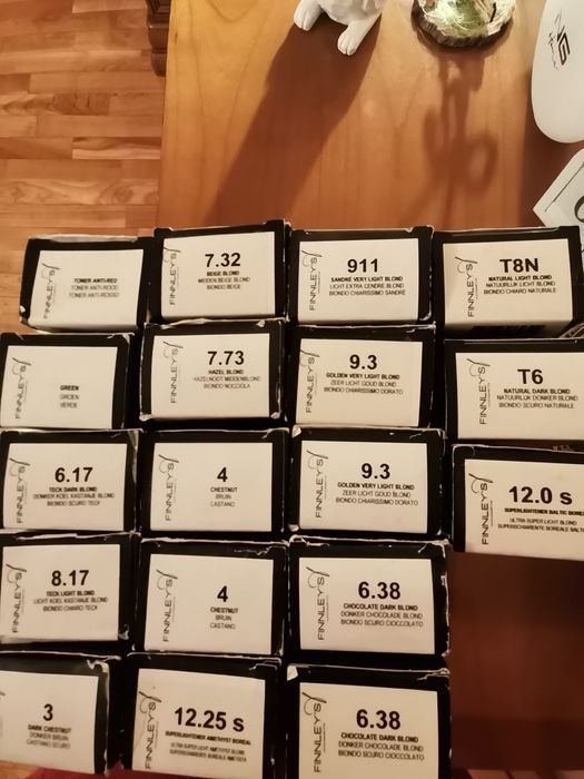 Професионални бои за коса предимно руси нюанси. С  3 D пигменти.