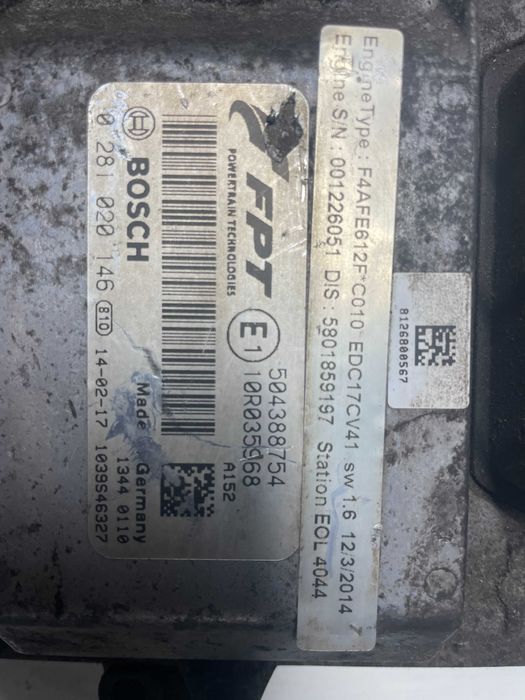 Calculator ECU Iveco Stralis E6 edc17cv41 0281020146