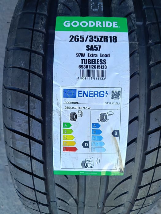 НОВИ ЛЕТНИ -18цола -265/35-1бр.-175лв."GOODRIDE"-с монтаж и баланс