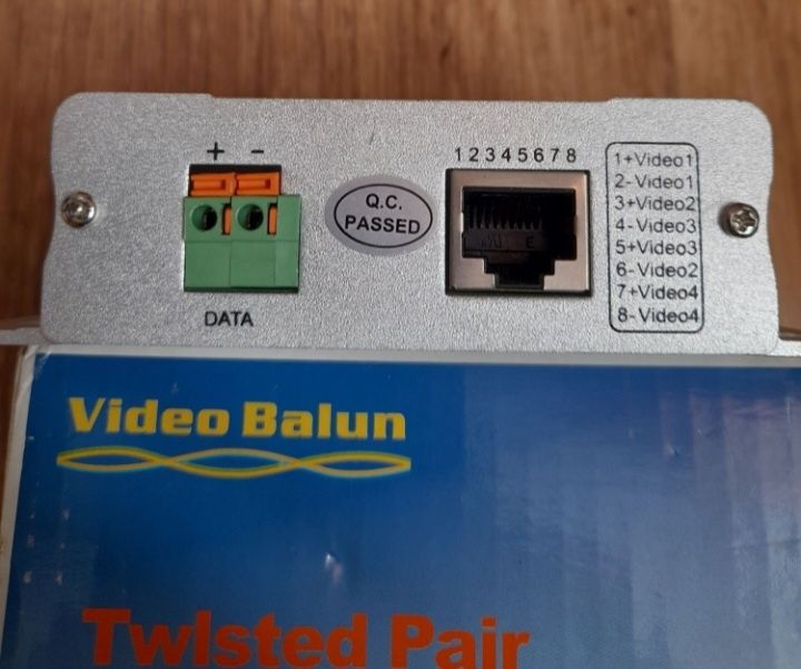 UTP-FTTH /Video balun pentru camera supraveghere video