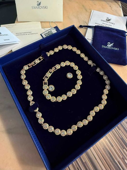 Set Bijuterii Angelic Swarovski Rose-Gold//Premium