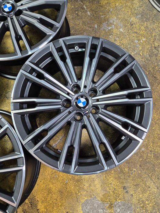 4 Jante Aliaj 5x112 17'' OEM BMW Seria 3 G20 G21 M-Pack - Seria 1 Seria 2 Seria 4 G BMW X1 X2 IX1 IX2 + Senzori OEM BMW