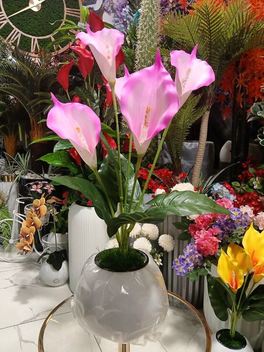 Suniy gullar va daraxtlar. Искусственные цветы и деревья прокат.