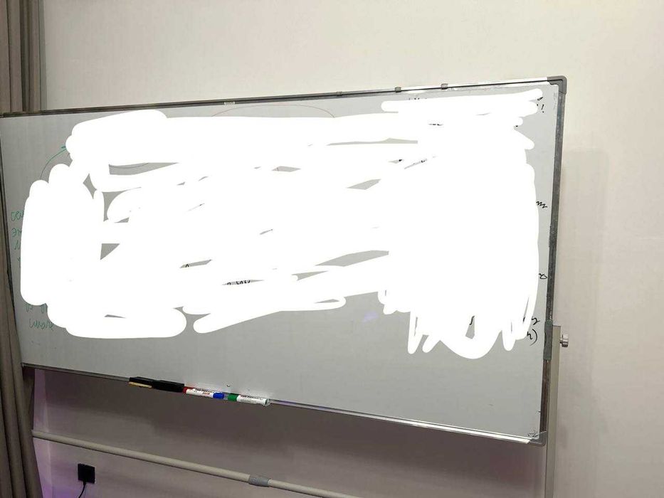 Белая доска (Whiteboard) для рисования / работы 100x200