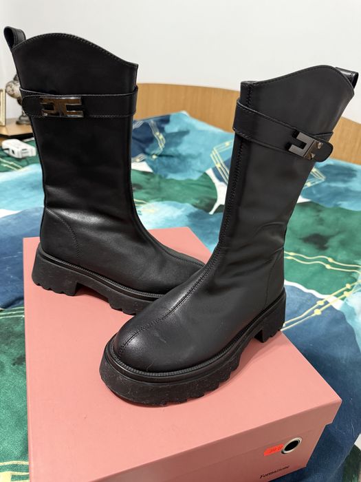 Bocanci gheata piele naturala