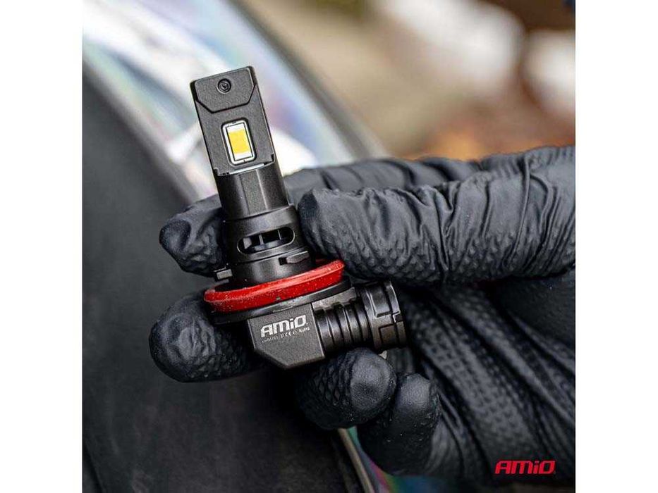 Крушки AMIO F25 PRO BLACK LED H8 H9 H11 H16 68W