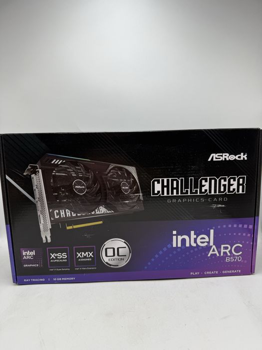 Placa video ASRock Intel Arc B570 Challenger OC 10GB GDDR6 Sigilata