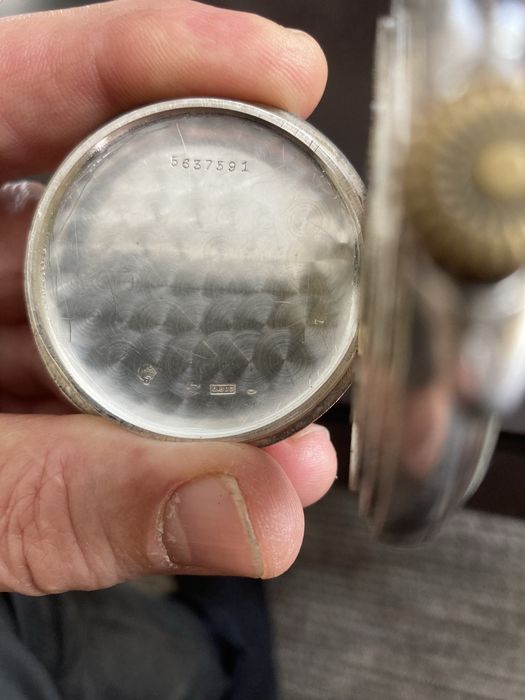 Оригинален  швейцарски джобен часовник Omega