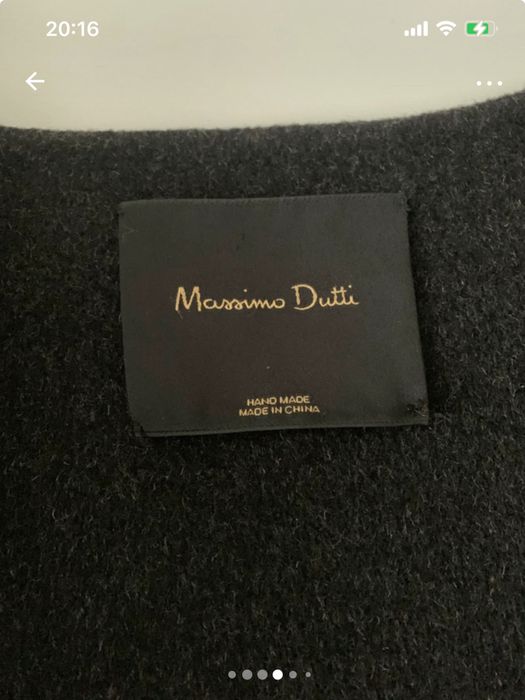 Capa Massimo Dutti 81/100 lana