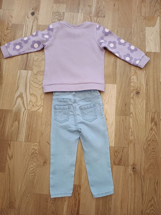 Costum/set/blugi și bluza bebeluși fete mărimea 86