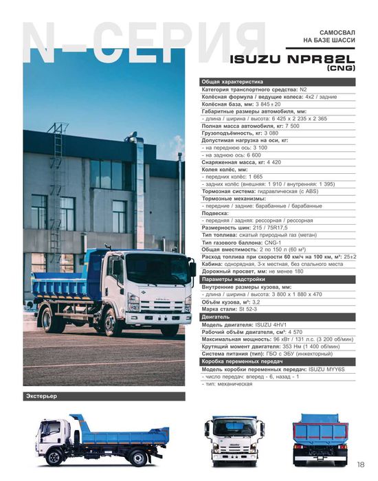 Isuzu NPR82L CNG Samosval