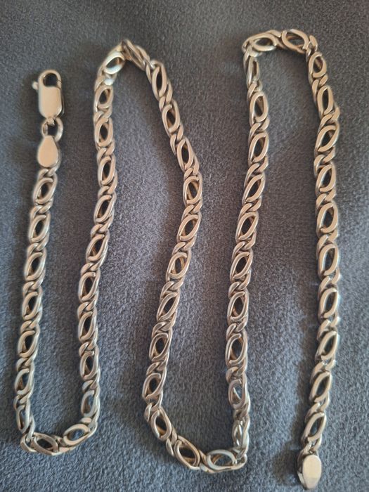 Цепь мужская серебро 925 проба