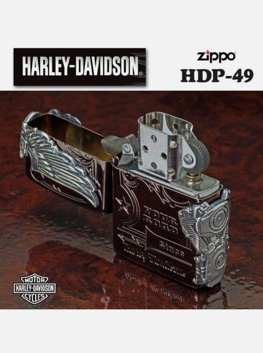 Bricheta Zippo Harley Davidson HDP-49, editie limitata Japan - 3 bucati disponibile