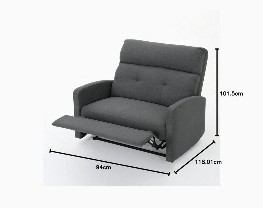 Дизайнерски  релакс фотьойл Christopher Knight Home Recliner, плат/въг