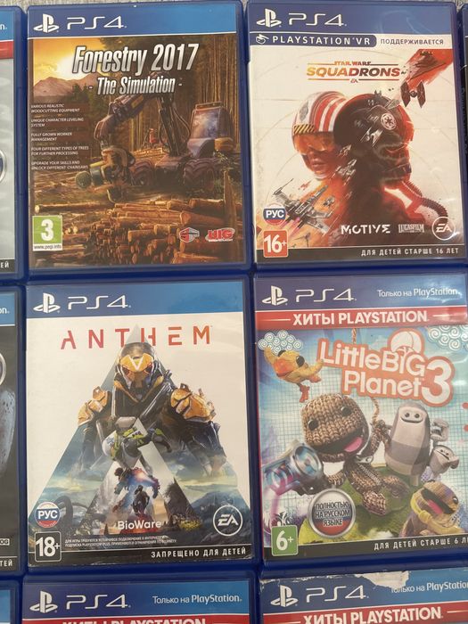 Продам PS4 диски в хорошем состоянии