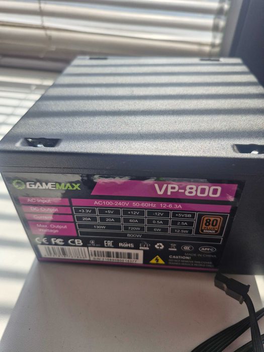 Блок питания Gamemax 800w