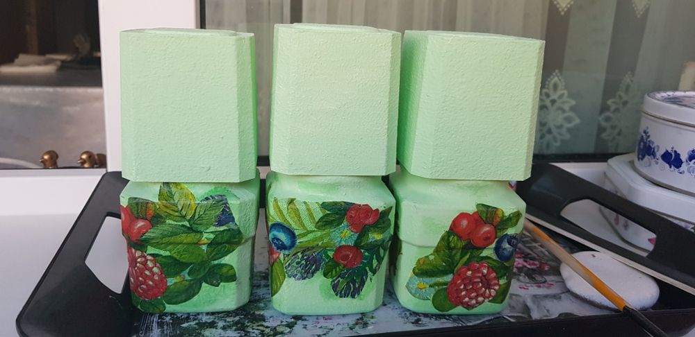 Декупаж кофейных банок