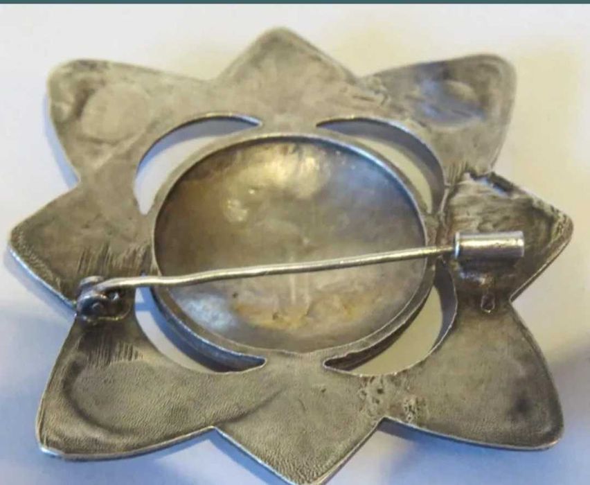 Brosa  persana , argint, superba