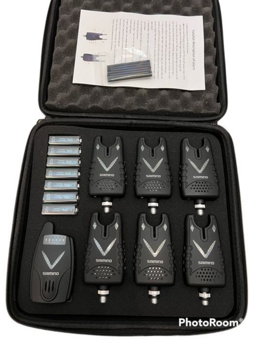 Set de avertizoare senzori pescuit SAIMINO 6 + 1 TLI34