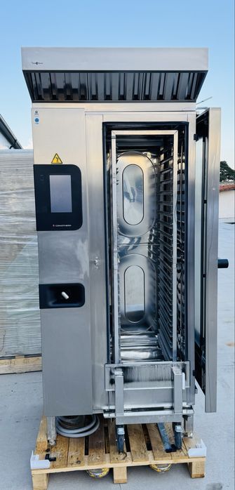 Готварски Конвектомат Convotherm 20 тави с количка/Ултравент.