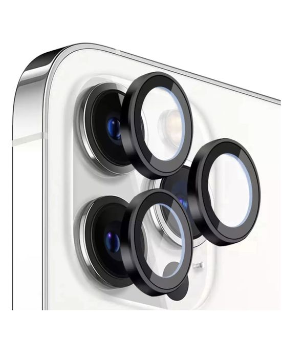 Iphone 13/14/15/16/17 PRO MAX PLUS AIR Protectie/Folie Camera Cerc Met