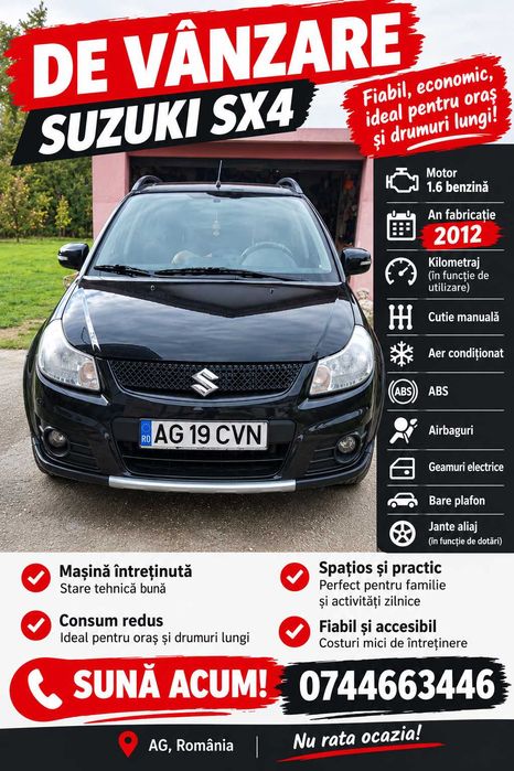 SUZUKI SX4 2012 — imagine 2