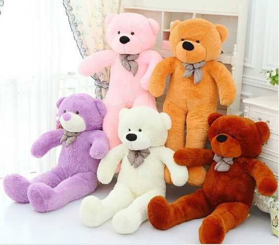 Голямо плюшено Мече. Розово/Бежово/Кафяво и др, Голяма плюшена мечка