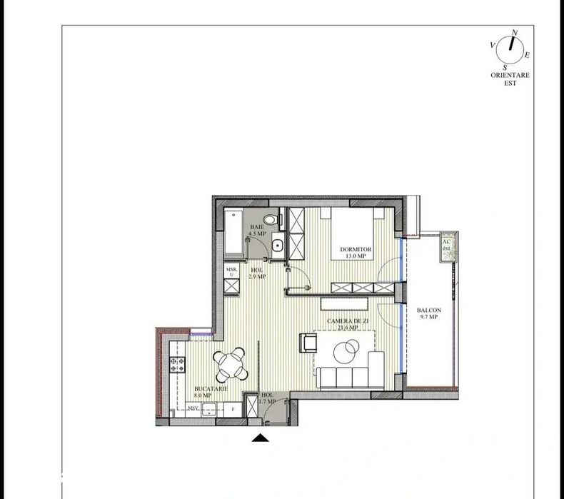 2 Camere Premium | Zona Decebal | Finisaje de Lux