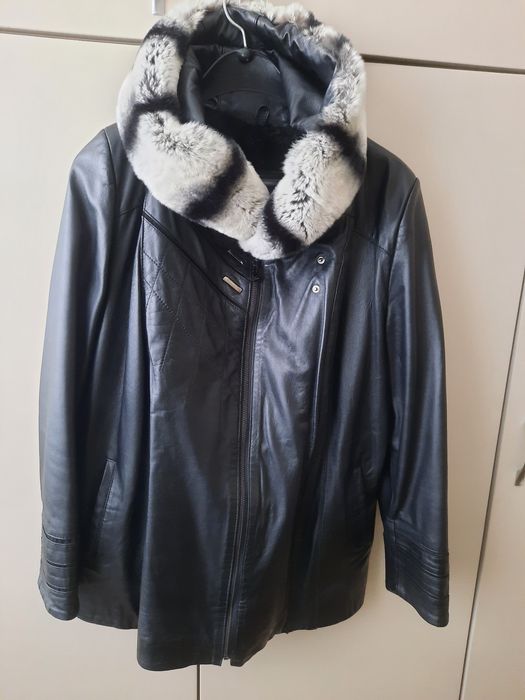 Кожена дамска шуба